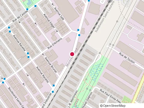 Location of Pneus Discount Csautos at 5197 Boulevard Industriel, Montréal-Nord