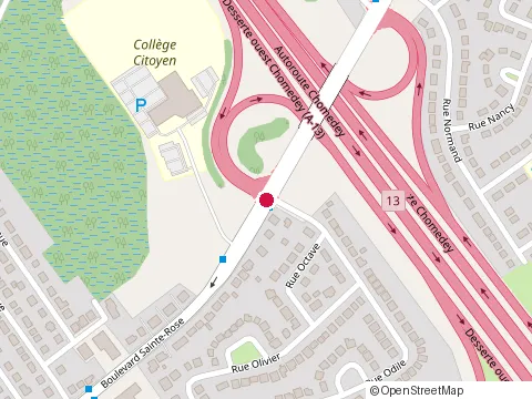 Location of Pneus Premier Choix at 4080 boulevard Ste Rose, Laval