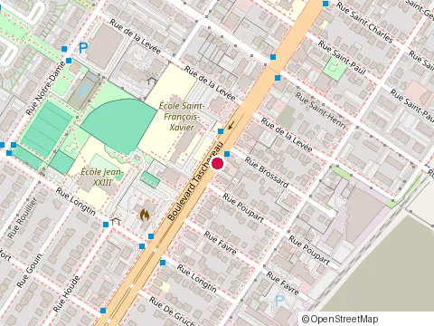Location of Point Colombie at 521 Taschereau Blvd, La Prairie