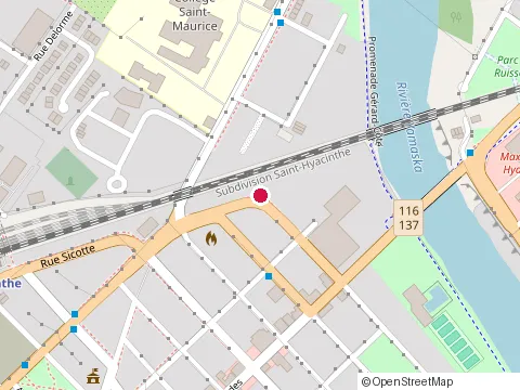 Location of Point S - Robert Bernard at 875 Rue Dessaulles, Saint-Hyacinthe