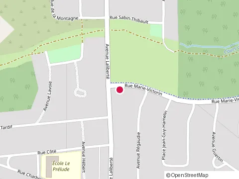 Location of Poirier Renovation Enr at 466 avenue Laliberte, Rouyn-Noranda