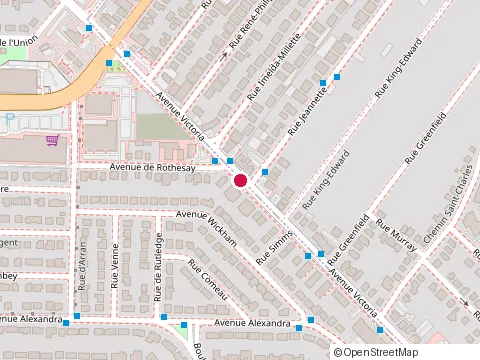 Location of Poissonnerie Rene Marchand Inc at 1138 Victoria Ave, Saint-Lambert