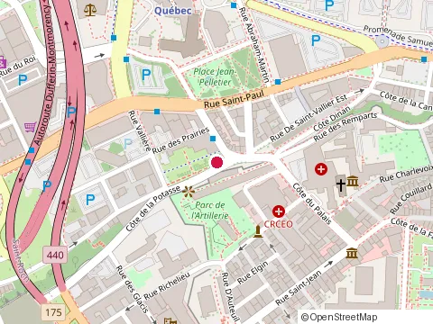 Location of Poitras Isabelle at 1096 Rue de Saint-Vallier E, Québec