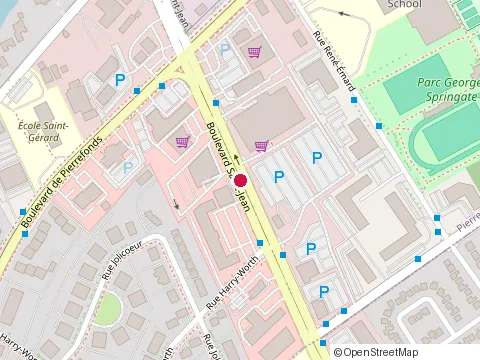 Location of Poke Express at 4806 boulevard Saint-Jean, Montréal