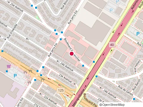 Location of Polarteinte at 7908 Boulevard Provencher, Saint-Léonard