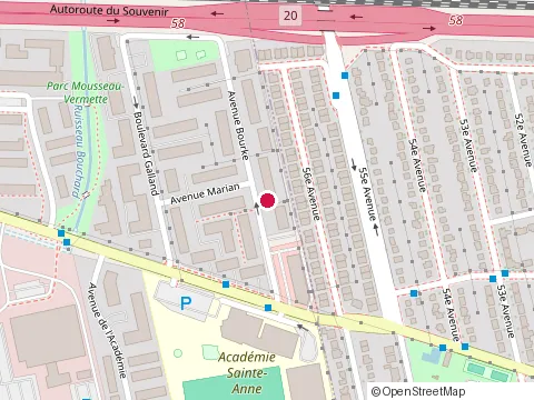 Location of Polson Herbert A Dr at 415 avenue Bourke, Dorval