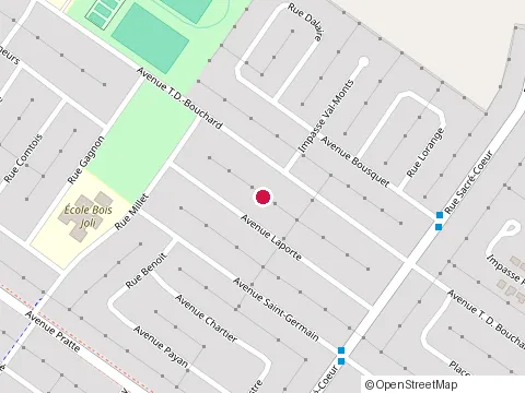 Location of Polyvalente Hyacinthe at 2700 Avenue T-d-Bouchard, Saint-Hyacinthe