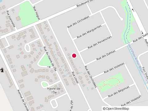 Location of Pompage Paré at 956 Rue des Orchidées, Salaberry-de-Valleyfield