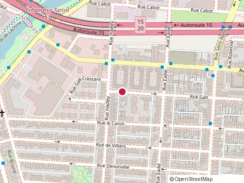 Location of Popina Molokai Chez Clarra at 1948 Rue Galt, Montréal