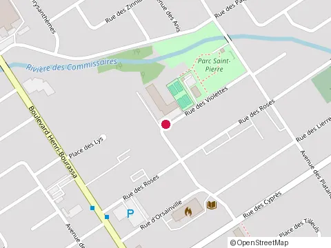 Location of Popote de Charlesbourg Inc at 5295 Rue des Violettes, Québec