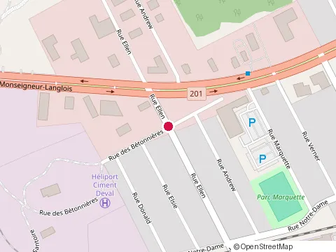 Location of Porte de Garage Durotech at 118 Ellen, Salaberry-de-Valleyfield