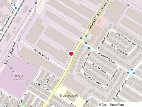 Location of Porte et Fenetre Inter-Quebec at 4465 Boulevard des Grandes-Prairies, Montréal