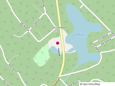 Location of Portes de Garage Pilon at 888 chemin des Hauteurs, Saint-Hippolyte