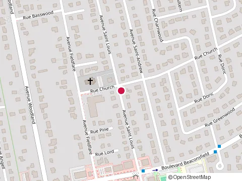 Location of Portes et Fenetres Sns at 71 avenue St. Louis, Beaconsfield