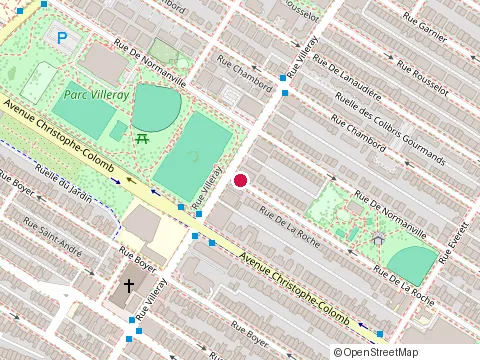 Location of Portes Inrescom Ltee at 7627 Rue de la Roche, Montréal