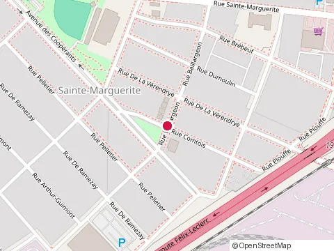 Location of Portes l-G Rénovation at 1621 Rue Comtois, Trois-Rivières