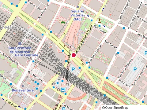 Location of Portus 360 at 777 boulevard Robert-Bourassa, Montréal