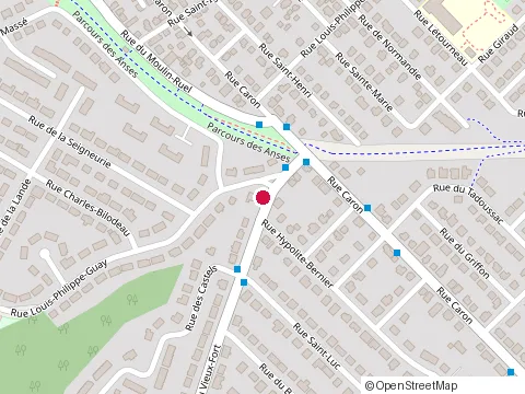 Location of Pot Farm at 6 Rue du Vieux Fort, Levis
