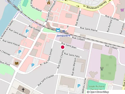 Location of Potvin & Bouchard at 3900 Rue St-Jean, Jonquière