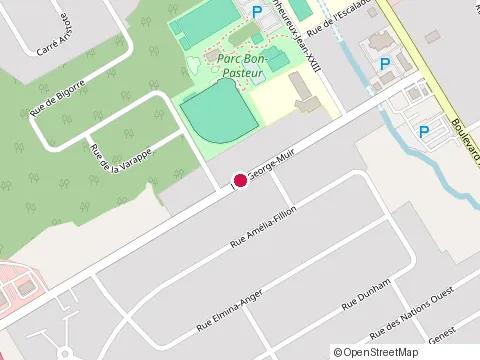 Location of Pouce Coupe Ml Inc at 241 Rue George-Muir, Québec