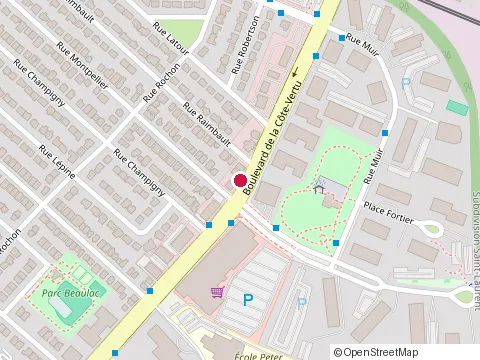 Location of Poulet Bronzé at 685 boulevard de la Cote-Vertu, Saint-Laurent