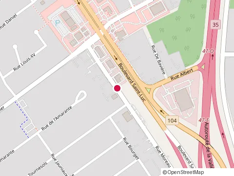 Location of Poulet Royal - Saint-Jean-Sur-Richelieu at 220 Bd Saint-Luc, Saint-Jean-sur-Richelieu