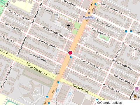 Location of Poulin & Assoc at 5777 Sherbrooke St E, Montréal