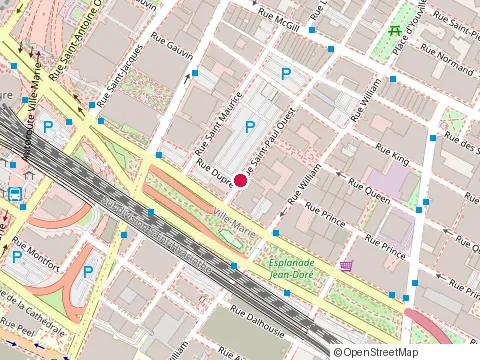 Location of Poulin Centre de l'Auto at 1144 Saint-Paul St W, Montréal