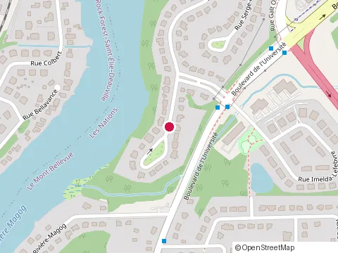 Location of Poulin Patrick & Fils Inc at 3734 Bd de l'Université, Sherbrooke