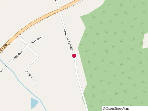 Location of Poulin Yves at 626 Rang Saint-Joseph, Beauceville