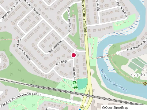 Location of Pouliot Michel at 4324 Rue B?Gin, Québec