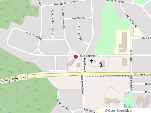 Location of Pouliot Suzanne at 1761 Rue Montgomery, Jonquière