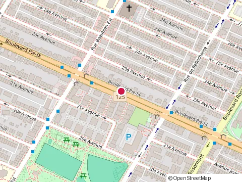 Location of Poupart Lamoureux at 6365 boulevard Pie-Ix, Montréal