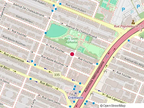 Location of Pousses Santé Tournesol Inc at 1-8851 Rue Foucher, Montréal