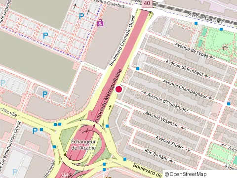 Location of Poutine Boss at 750 Bd Crémazie O #300, Montréal