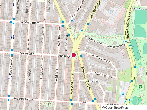 Location of Poutine Lafleur at 3665 Rue Wellington, Verdun