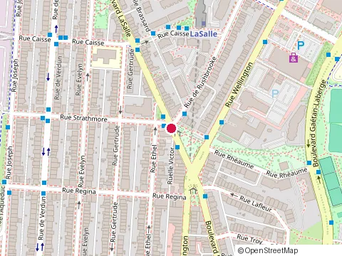Location of Precivision Ophthalmological Clinic at 3515 Boulevard Lasalle, Verdun