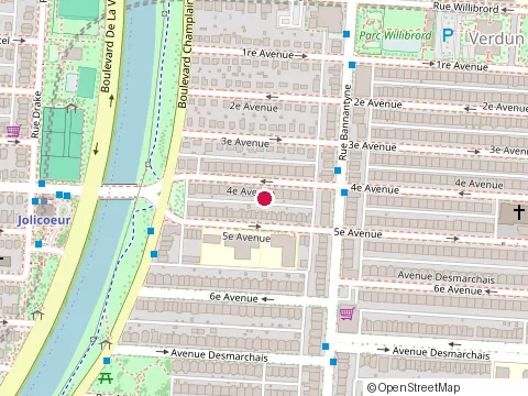 Location of Prevost & Chaps S E N C at 1020 4E Avenue, Verdun