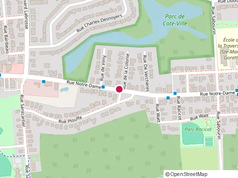 Location of Pricewaterhousecoopers Llp/S E N C R l at 428 Notre-Dame, Gatineau