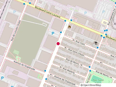Location of Prime Wash at 9232 Rue Saint-Urbain, Montréal
