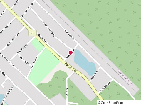 Location of Pro Béton Solution, Saint-Lin-Laurentides