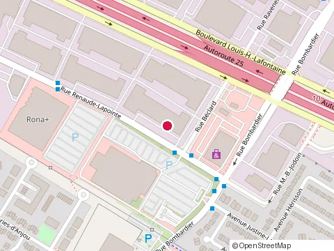 Location of Pro Desk At Réno-Dépôt at 10200 Rue Renaude-Lapointe, Anjou