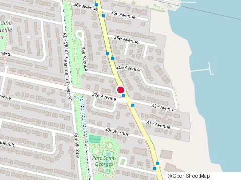 Location of Pro Paysagement at 13247 Notre-Dame St. East, Montréal