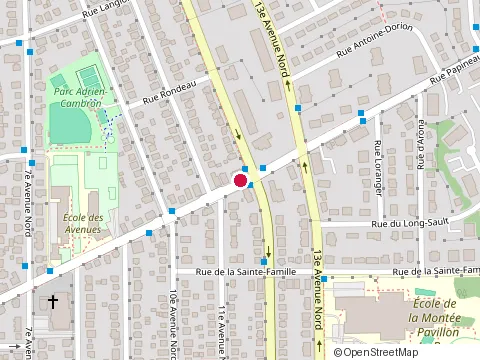 Location of Pro Sherbrooke Pro at 815 Rue Papineau, Sherbrooke