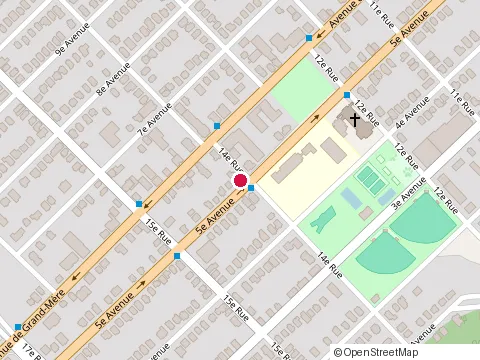 Location of Pro-Shine Auto at 1481 5E Avenue, Shawinigan