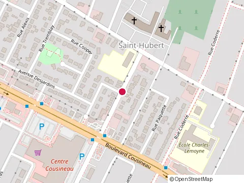 Location of Pro-Voc: École de Chant et Musique at 2740 Saint-Hubert Mtee, Saint-Hubert