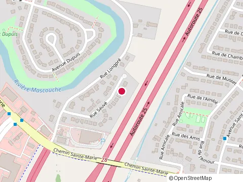 Location of Proclim at 997 Rue Sauvé, Mascouche
