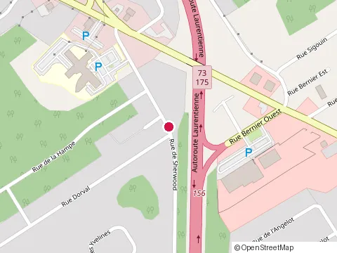 Location of Productions Alain Doire at 720 Rue de Sherwood, Québec