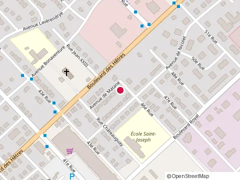 Location of Productions Colibri, les at 17E-4442 Av de Matane, Shawinigan