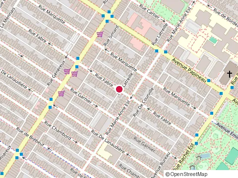 Location of Productions Cross Roads (Doublage) at 4389 Fabre Rue, Montréal